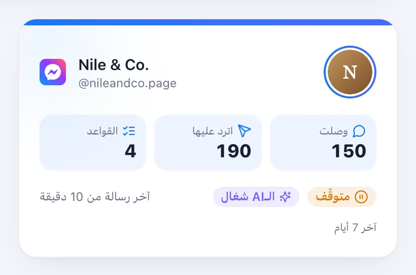 خلاص — الصفحة اتربطت