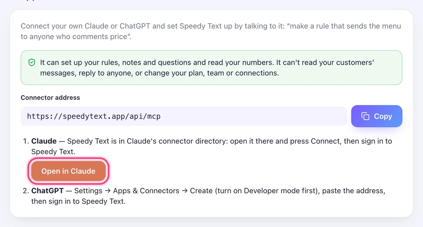 Open AI apps