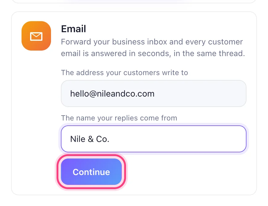 Write your address and your name