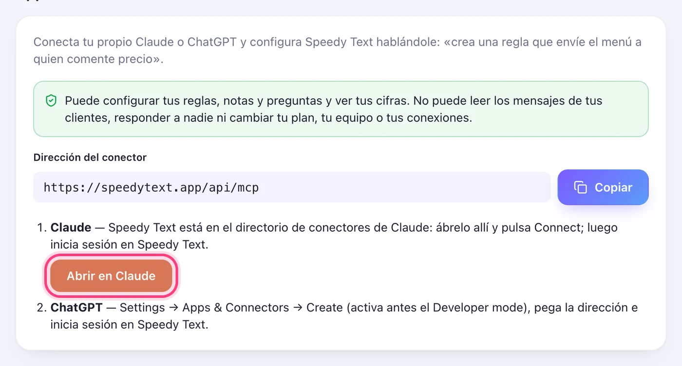 Abre Apps de IA