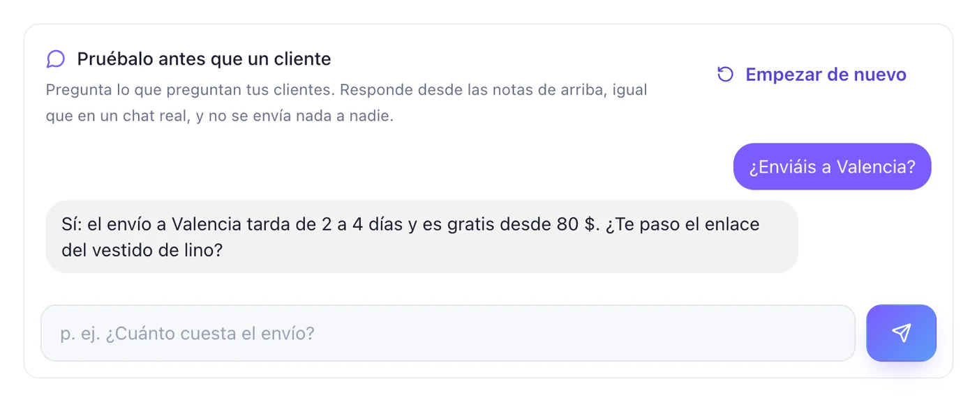 Pruébalo antes que un cliente