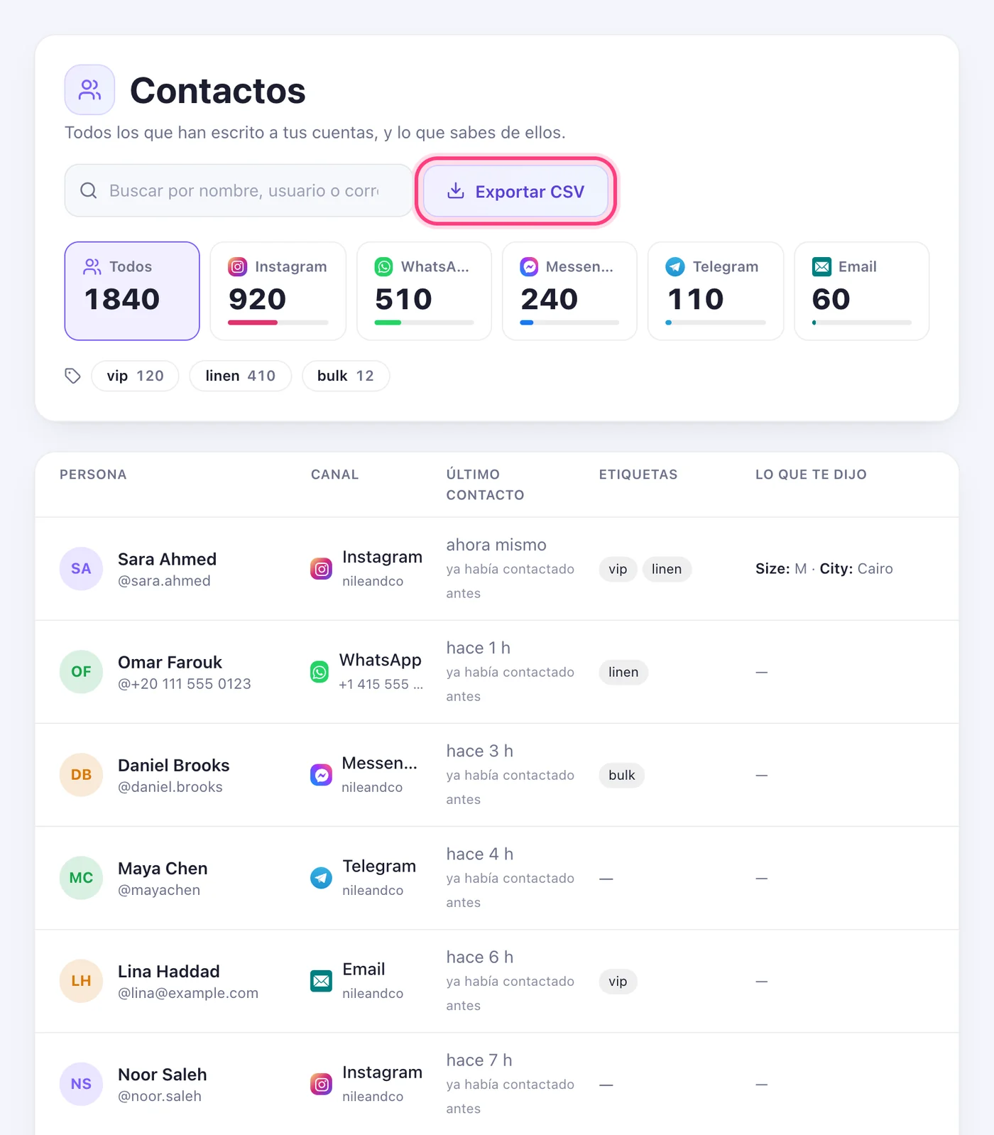 Abre Contactos