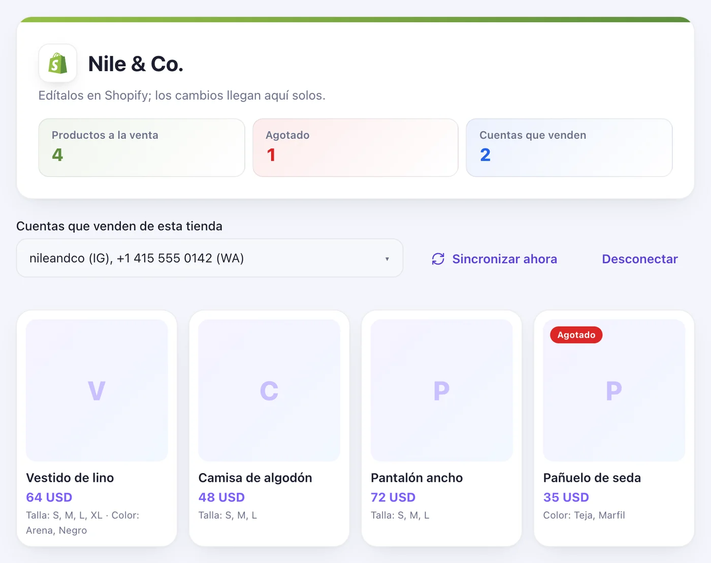 Tus productos ya están aquí