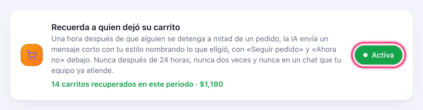 Actívalo en la Tienda