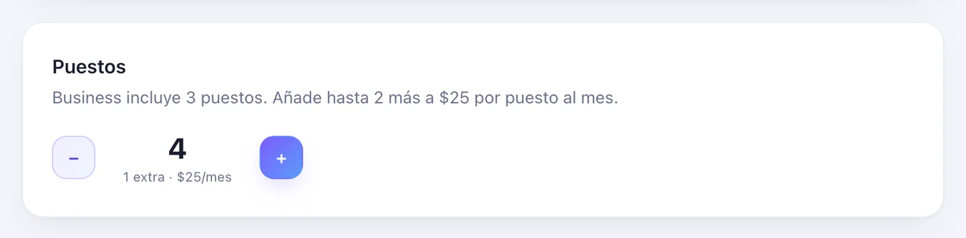 ¿Necesitas otro puesto?