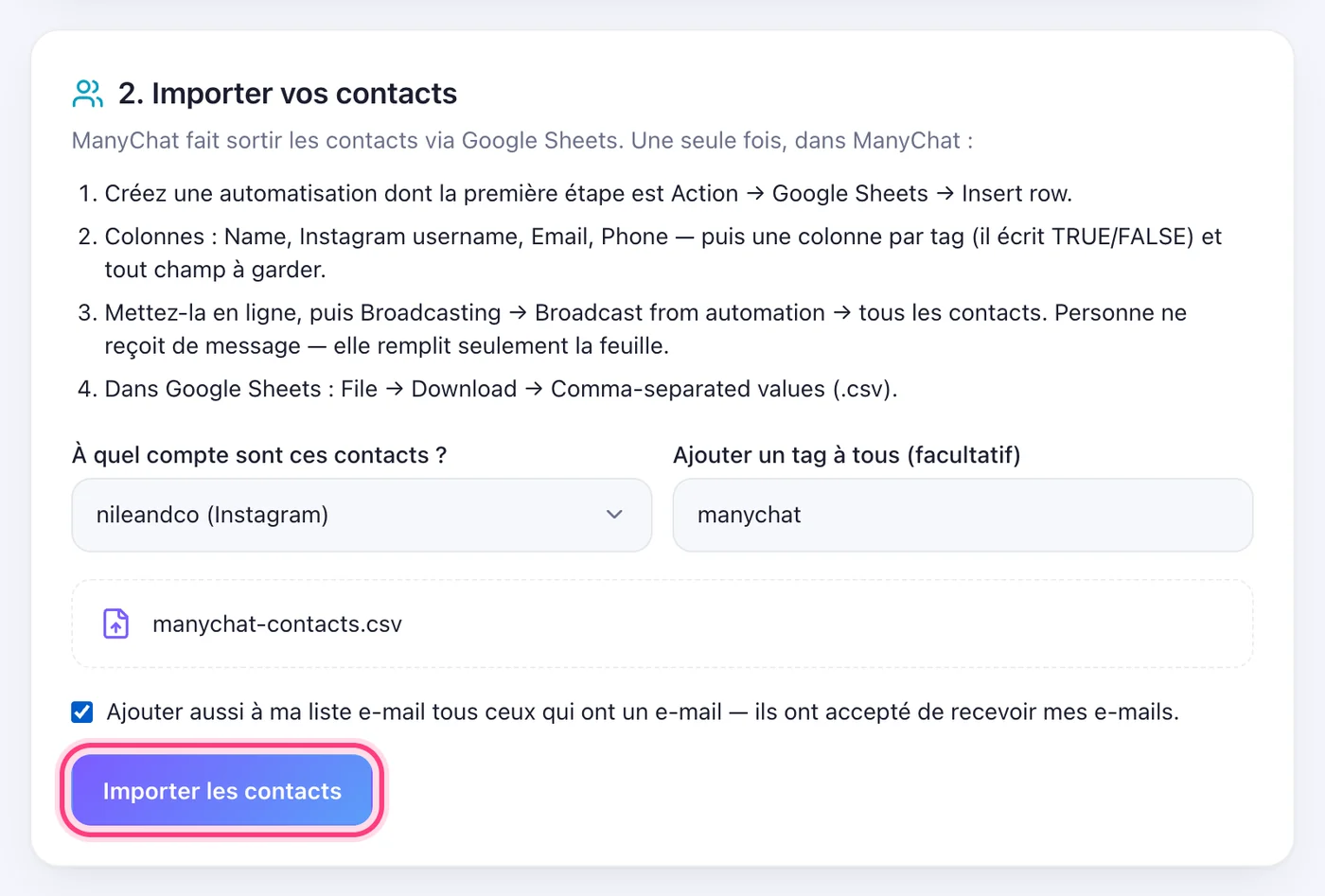 Importez-la dans Speedy Text