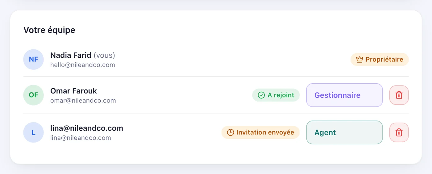Elle accepte, et elle est là